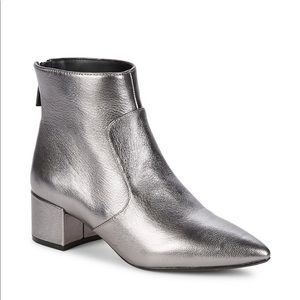 Metallic booties